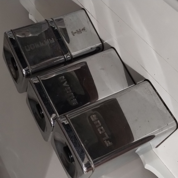 Lincoln Beauty Ware Chrome Vintage Canisters Grandma's - Picture 8 of 10